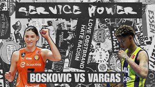 SERVICE POWER TIJANA BOSKOVIC VS MELISSA VARGAS ‼️ [upl. by Kammerer]