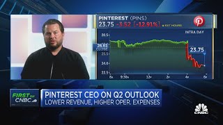 Pinterest CEO on Q1 earnings and company outlook [upl. by Lichter]