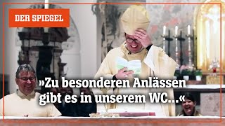 Video vom Ostergottesdienst Der Lachanfall des Bischofs  DER SPIEGEL [upl. by Reizarf]