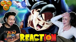 THE GREATEST KAMEHAMEHA 🔥Dragon Ball Super Episodes 114 115 amp 116 REACTIONS  Goku vs Kefla [upl. by Evangelia990]