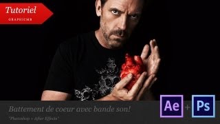 Tuto  Battement de coeur avec BandeSon After Effects [upl. by Ob]