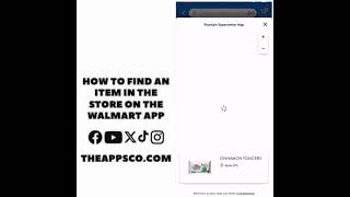 How to find an item in the store on the Walmart app [upl. by Hoehne]