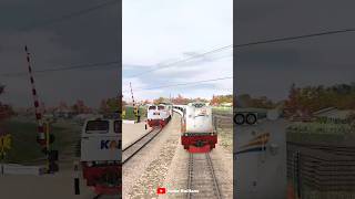 CC 201 VS CC 206 😱 keretaapi shorts edit [upl. by Dreher737]