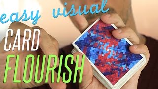 Easy Visual Card Flourish Tutorial for Cardistry Beginners  Mini Furious [upl. by Holmes]