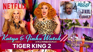 Drag Queens Katya amp Jinkx Monsoon React to Tiger King 2  I Like to Watch  Netflix [upl. by Robinia]