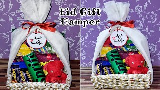 DIY Eid Gift ideas  Eid Gift Box  Eid Hamper  How to Decorate Gift Basket  Chocolate Basket [upl. by Betta430]