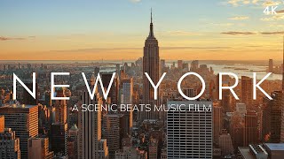 New York City That Never Sleeps  4K Soothing Music Film nyc ny [upl. by Forest]