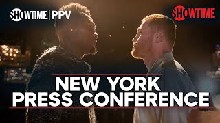 Canelo Alvarez vs Jermell Charlo NYC Press Conference  September 30th on SHOWTIME PPV [upl. by Lashond888]