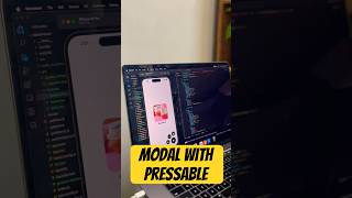 Modal With Pressable in React Native 2024 mobileapps icodingsaga reactnative shortsfeeds coding [upl. by Talanian]