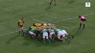 Irish Rugby TV Ireland U19s v Australia Schools amp U18s Highlights [upl. by Acilegna]