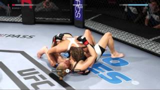 UFC 168 Ronda Rousey vs Miesha Tate EA Sports UFC 2 [upl. by Zinnes]