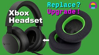 How to Replace Upgrade Earpads Xbox Wireless  Wired Stereo Headset [upl. by Ilrebmyk]