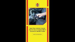 RealTime Vehicle Tutorial How To Use A Corded OBDII Scanner amp Identify Codes [upl. by Jephthah688]