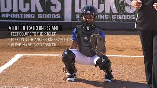 Softball Catcher Drills Setup [upl. by Enirac887]