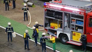 RC Feuerwehrübung Osnabrück  Gefahrgutunfall auf der Emsland Modellbau Lingen [upl. by Dwan]