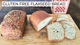 Gluten Free flaxseed bread  Keto Flaxseed Bread with yeast Low Carb bread [upl. by Roxanna]