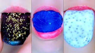 ASMR Lippen Gelee Kohakutou Essensgeräusche Emoji [upl. by Ahsekim863]