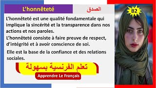 Maîtriser le français  Texte en français avec traduction en arabe pour un apprentissage efficace✍📚 [upl. by Harriet252]