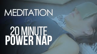 Power Nap Guided Meditation to Rest amp Reset  20 Minute Midday Body Scan amp Delta Wave Binaural Beats [upl. by Inimod179]