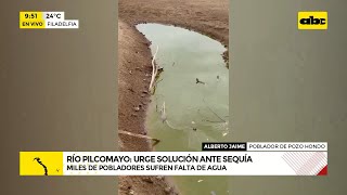 Río Pilcomayo urge solución ante sequía [upl. by Labana]