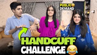 HANDCUFF CHALLENGE  BHT MUSHKIL THA YARRRR [upl. by Fernande]