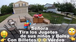 😱wow Maleta llena de Tesoros LO QUE TIRAN EN USA LOS MILLONARIOS VENTA DE GARAGE EN USA YARD SALE [upl. by Ichabod]