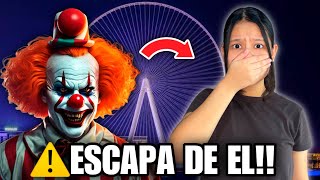 ESTE PAYASO MALVADO ME QUIERE ATRAPAR🤡 ESCAPA DE EL EN ROBLOX Regina MH [upl. by Debera94]