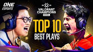 The 10 BEST PLAYS of VCT Champions Seoul SO FAR [upl. by Nylarahs]