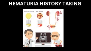 HEMATURIA HISTORY TAKING  MADE IT SIMPLE [upl. by Stearne]