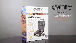 CAMRY CR 3025 Waffle maker  Gofrownica [upl. by Herriott]