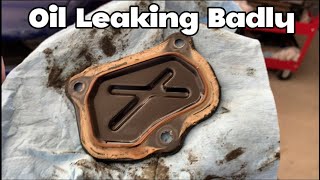 Fixing The Timing Chain Tensioner Cover Oil Leak  2012  2015 Honda Civic Si [upl. by Natsirhc]