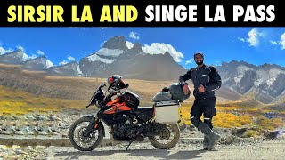 LEH to PADUM via LINGSHED  the DEADLIEST Ride Part1  SIRSIR LA amp SINGE LA PASS done  Day8 [upl. by Xenophon]