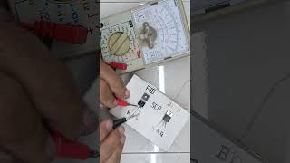 siliconcontrolled rectifier SCR Checking with analog multimeter [upl. by Ailimaj]