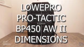 PERFECT CAMERA BAG ProTactic 450 II Will your gear FIT [upl. by Keir]