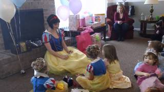 Snow White Arrives To Cydney’s 3rd Birthday Party Video 37 [upl. by Howarth]