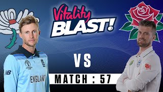 🔴 T20 Blast Live YOR vs LAN Live – Yorkshire vs Lancashire Live  Vitality Blast T20 Live Match [upl. by Araiek775]