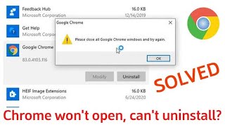 how to fix please close all google chrome windows and try again  chrome problem fix 😲👍 [upl. by Maxima]