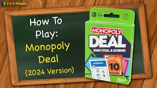 How to play Monopoly Deal 2024 Version [upl. by Yznel]