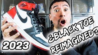 ⚠️¿JORDAN 1 CHICAGO BLACK TOE REIMAGINED PARA 2023⚠️ [upl. by Hanus804]