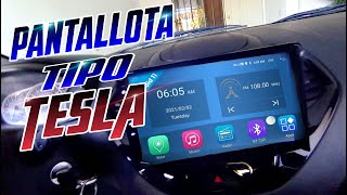 COMO INSTALAR ESTEREO TIPO TESLA PLUG AND PLAY [upl. by Aubarta]