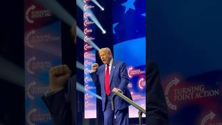 🇺🇸 Donald Trump dancing on YMCA by Village People at Turning Point Action Rally in Duluth Georgia [upl. by Jocelyne]