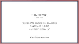 thom browne couture 2024 collection … [upl. by Eldon]