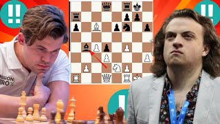 Magnus Carlsen vs Hans Niemann 15 [upl. by Econah]