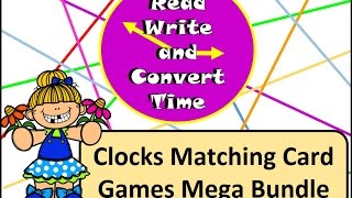 Read Write and Convert Time Analogue Digital and Words [upl. by Illene996]