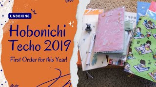 Hobonichi 2019 Unboxing [upl. by Aikenat478]