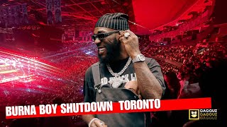 BURNA BOY Toronto  I Told Them Tour afrobeats rema burnaboy [upl. by Florette]