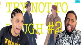 BTS TRY NOT TO LAUGH CHALLENGE 2Reaction [upl. by Wengert]