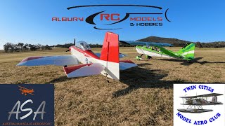 Australian Scale Aerosport Comp at Twin Cities Model Aero Club [upl. by Esiouqrut]