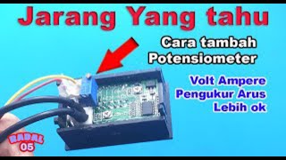 Service Volt Ampere meter digital agar pengukur arus lebih presisi [upl. by Nwahsuq]