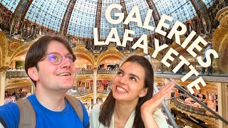 The MOST BEAUTIFUL SHOPPING MALL in the WORLD  Galeries Lafayette [upl. by Stella731]